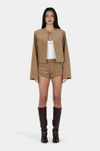 CADENCE CORD JACKET | TAN