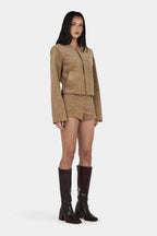 CADENCE CORD JACKET | TAN