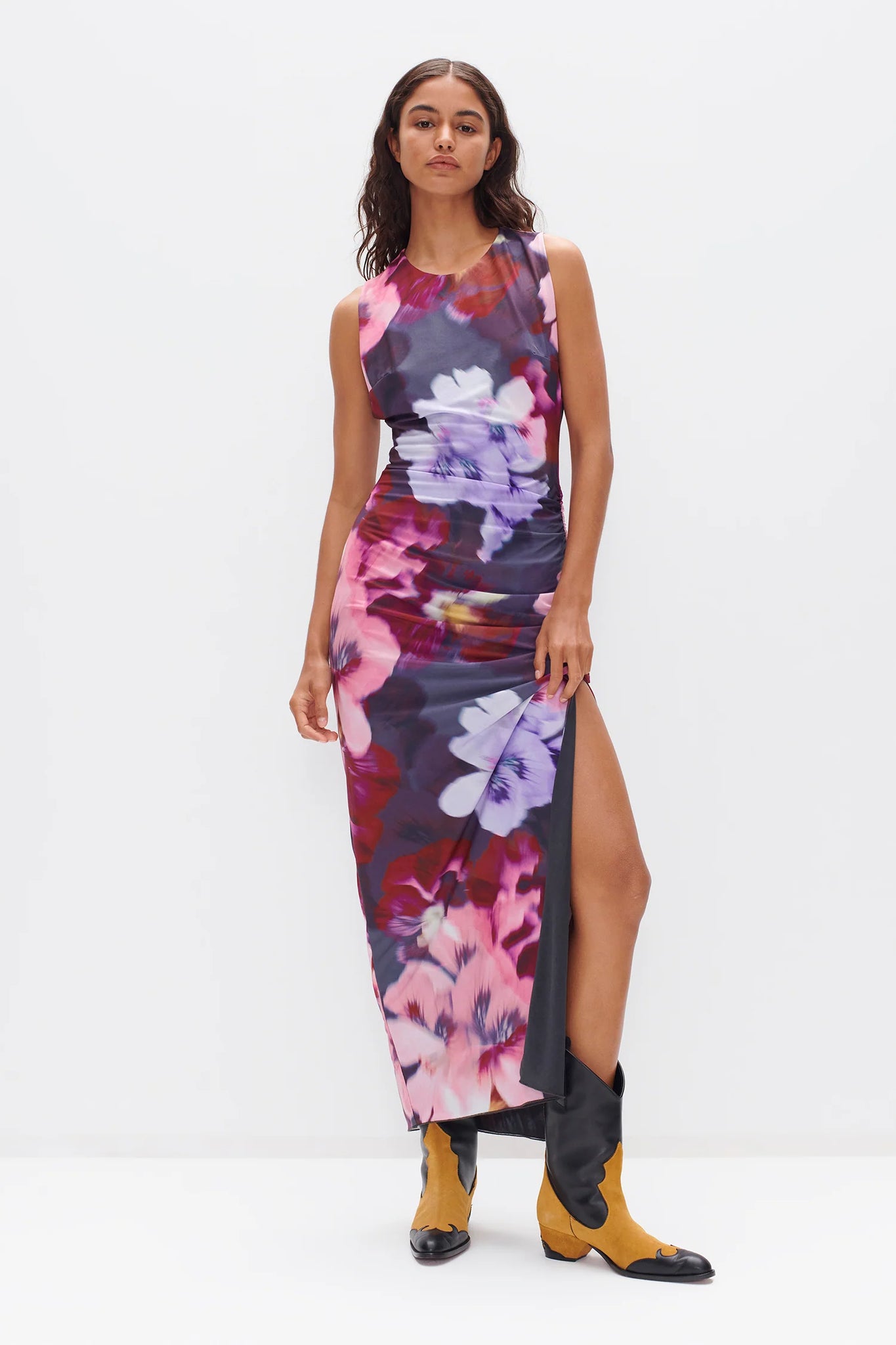 CHAMELON DRESS | IRIS PRINT