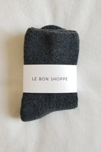 Le Bon Shoppe Cloud Sock Charcoal