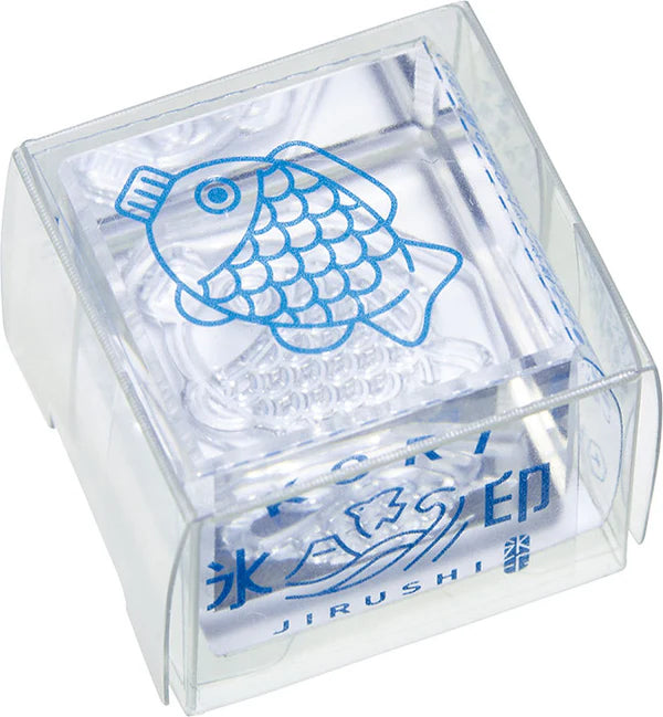 KORI JIRUSHI ICE CUBE STAMP | SMALL SOY SAUCE FISH | KING JIM