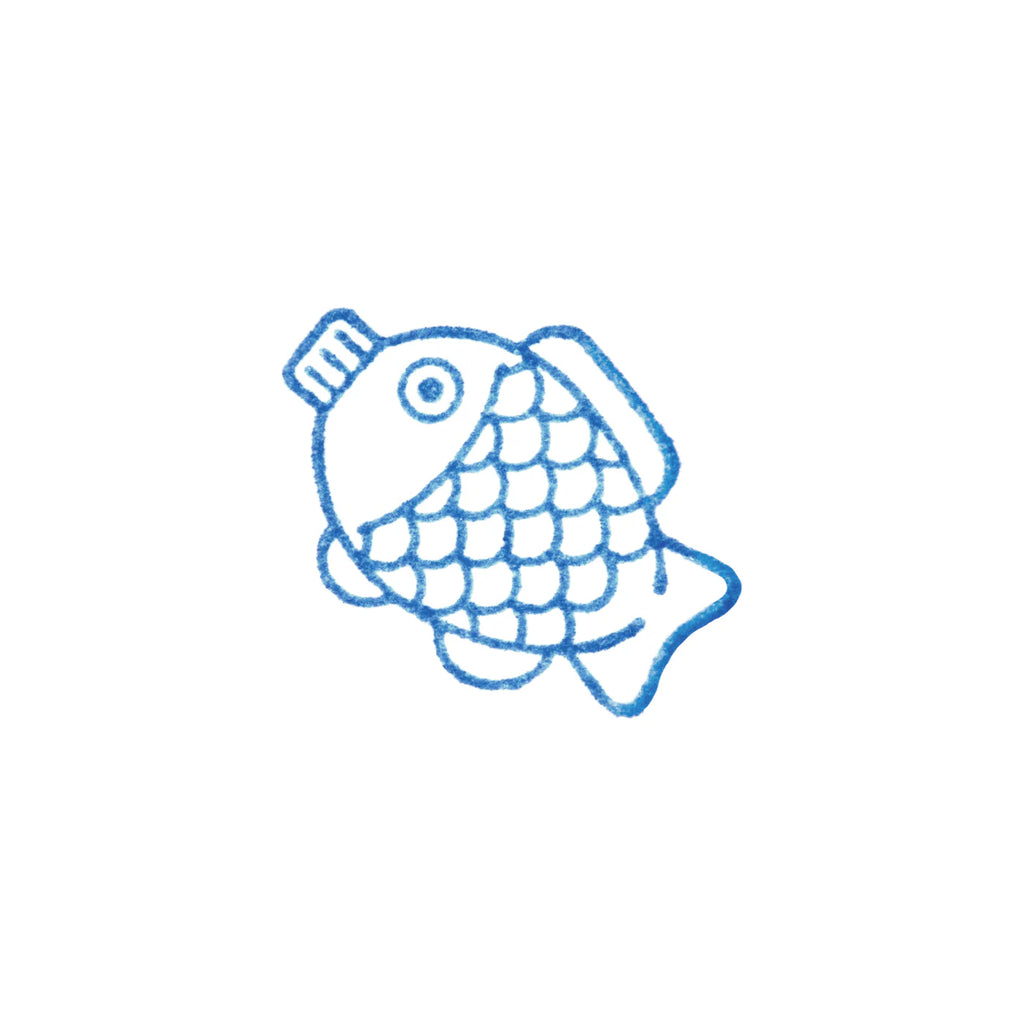 KORI JIRUSHI ICE CUBE STAMP | SMALL SOY SAUCE FISH | KING JIM