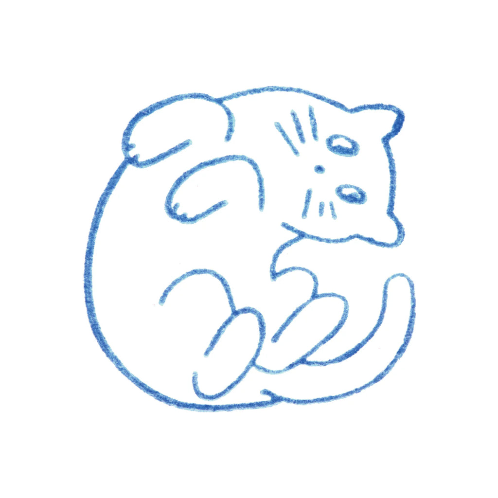 KORI JIRUSHI ICE CUBE STAMP | LARGE CAT | KING JIM