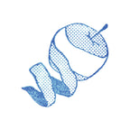 KORI JIRUSHI ICE CUBE STAMP | LARGE APPLE | KING JIM