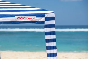 THE COOLCABANAS 5  LARGE | NEWPORT NAVY STRIPES
