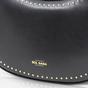 SOL SANA CRESCENT BAG | BLACK/GOLD