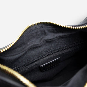 SOL SANA CRESCENT BAG | BLACK/GOLD