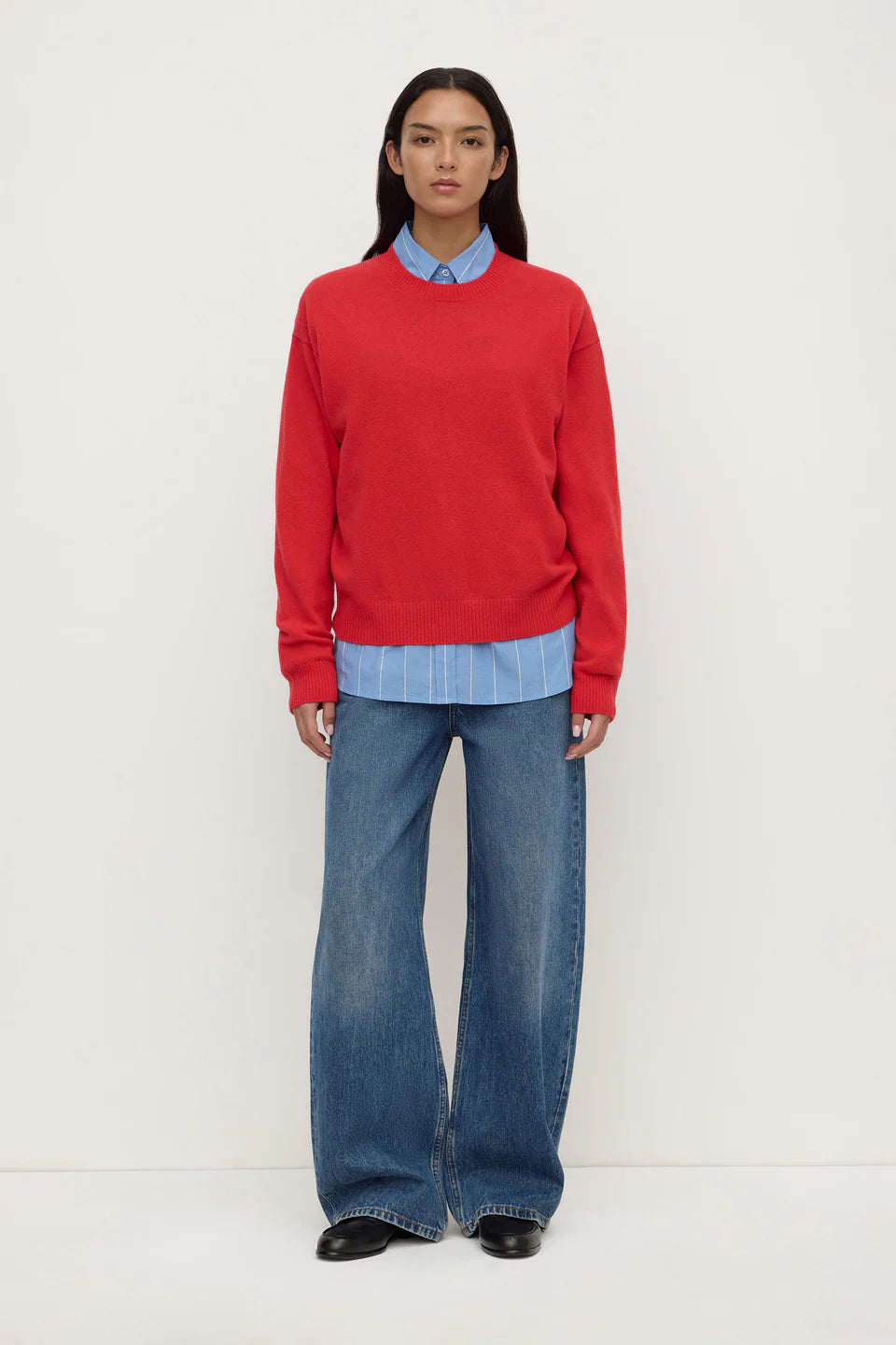 CARTER WOOL SWEATER | FLAME