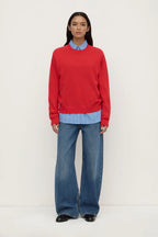 CARTER WOOL SWEATER | FLAME