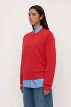 CARTER WOOL SWEATER | FLAME