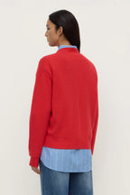 CARTER WOOL SWEATER | FLAME