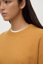 CARTER WOOL SWEATER | HONEY