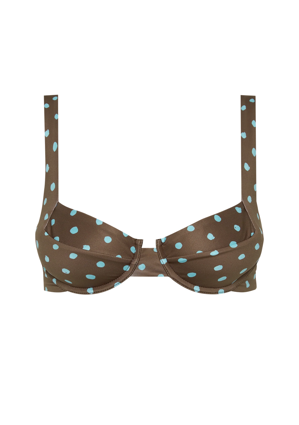 CASANOVA TOP | BLUE POLKA