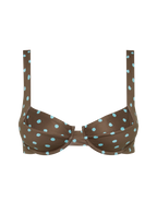 CASANOVA TOP | BLUE POLKA