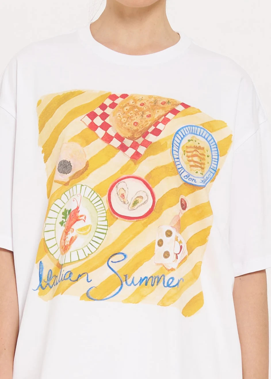 ITALIAN SUMMER TEE | WHITE