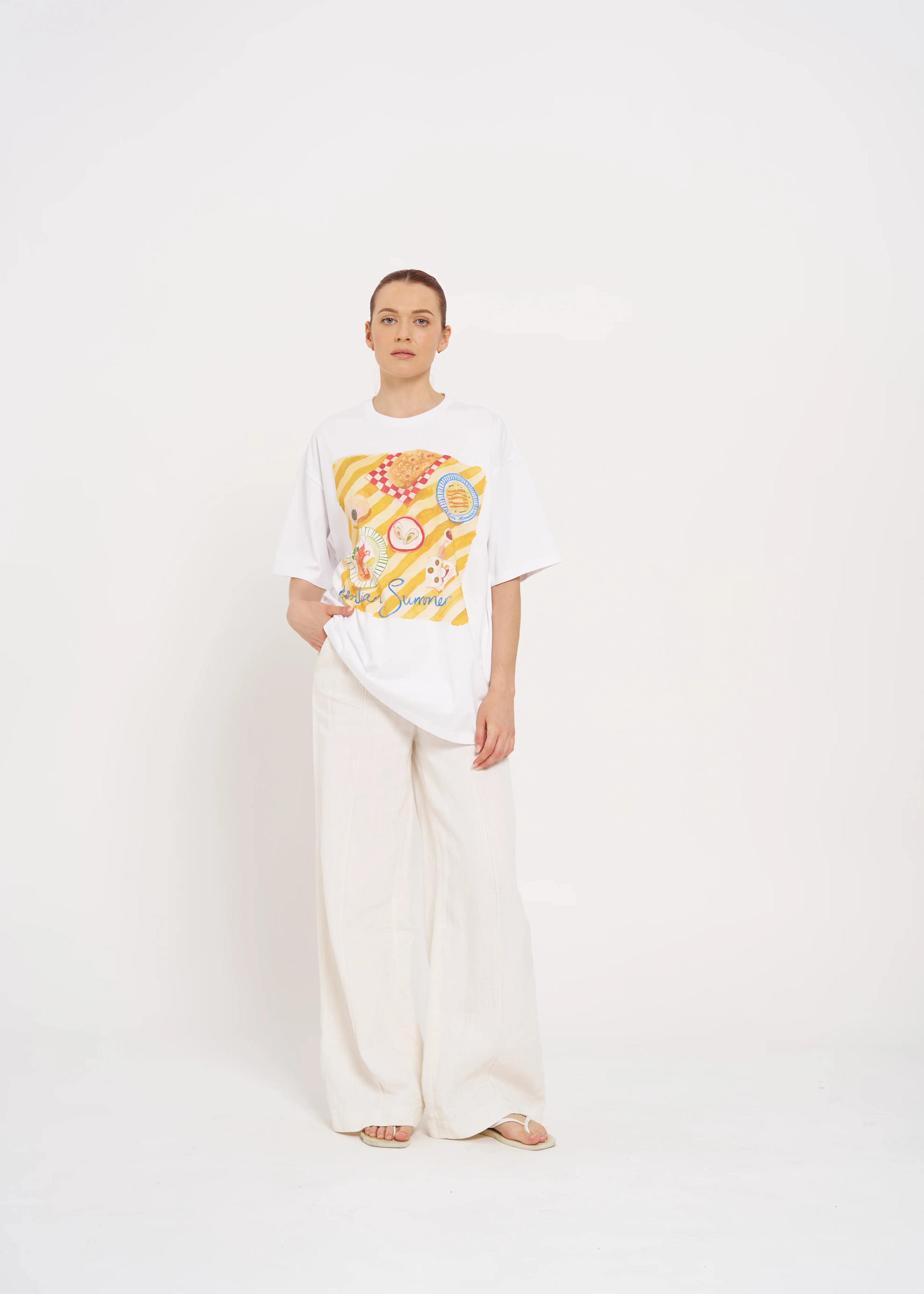 ITALIAN SUMMER TEE | WHITE