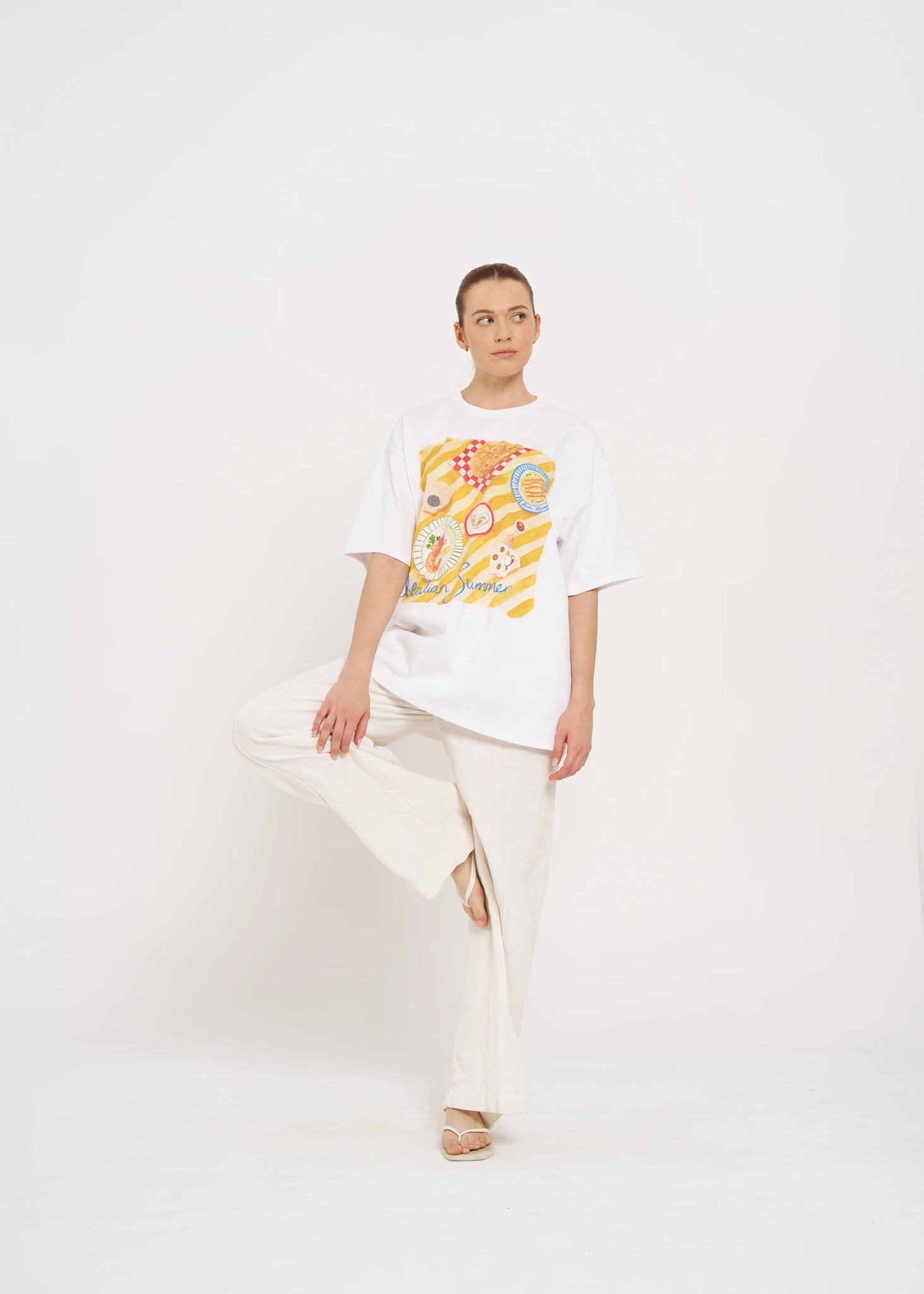 ITALIAN SUMMER TEE | WHITE
