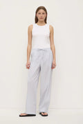 CORA STRIPE PANT | WHITE/NAVY STRIPE