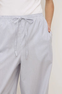 CORA STRIPE PANT | WHITE/NAVY STRIPE