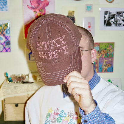 Rodeo Embroidery Stay Soft Embroidered Cap Brown 3