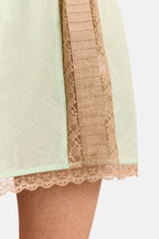 Damson Madder Addie Lace Mini Skirt Mint