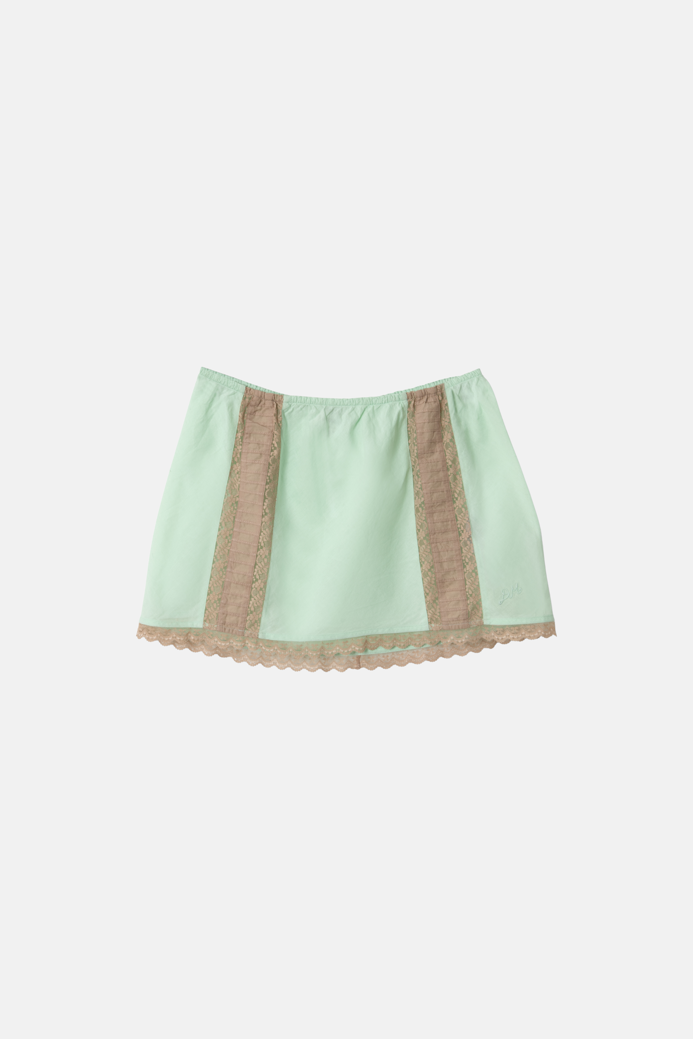 DAMSON MADDER ADDIE LACE MINI SKIRT | MINT