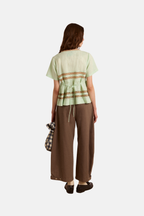 Damson Madder Tilda Lace Blouse Mint