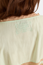 Damson Madder Tilda Lace Blouse Mint