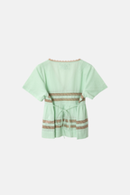 Damson Madder Tilda Lace Blouse Mint
