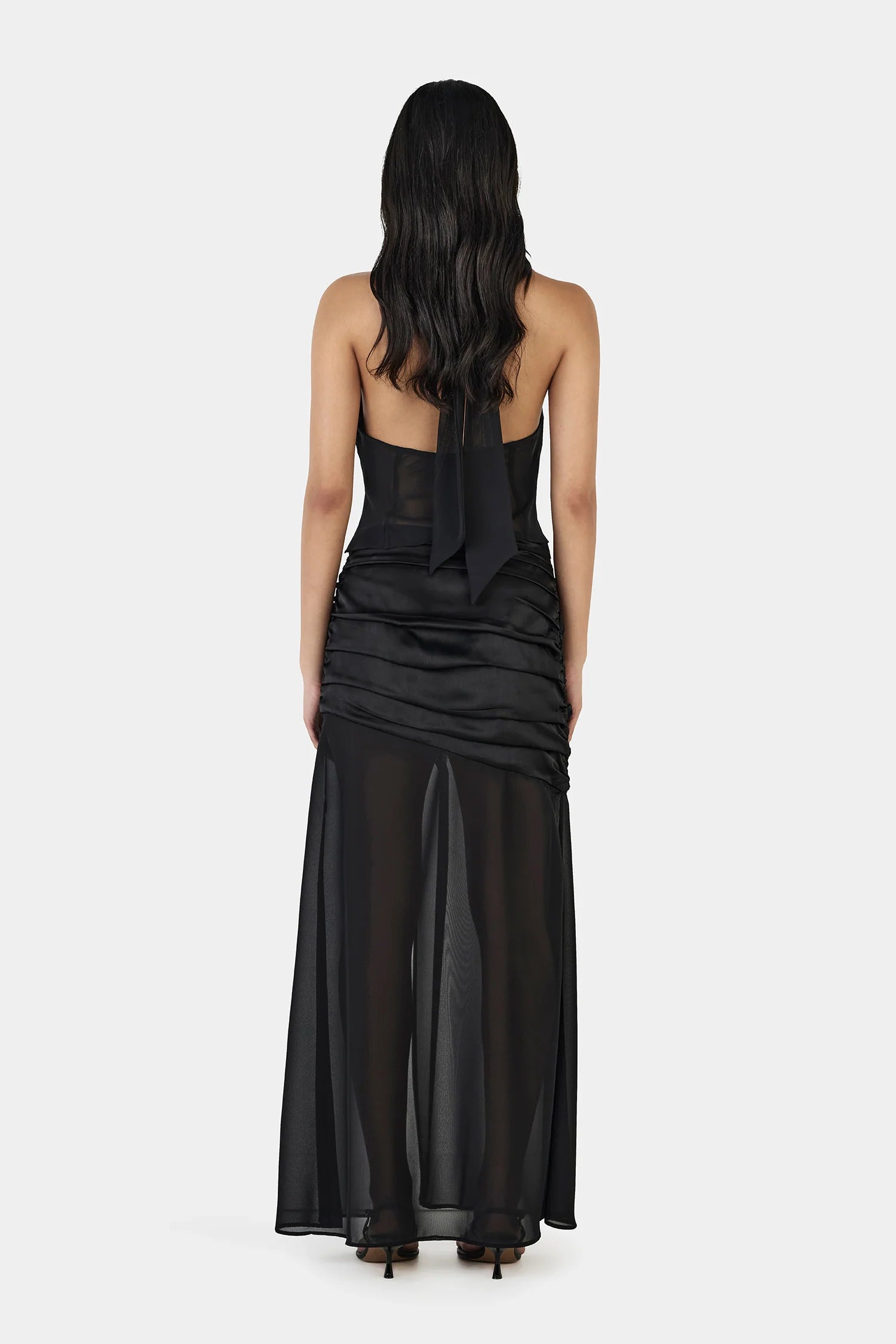 CONSTANCE MAXI SKIRT | BLACK