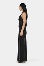 CONSTANCE MAXI SKIRT | BLACK