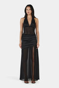 CONSTANCE MAXI SKIRT | BLACK