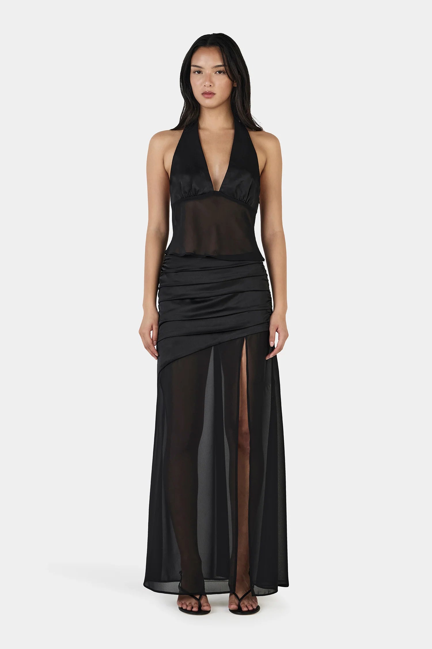 CONSTANCE MAXI SKIRT | BLACK