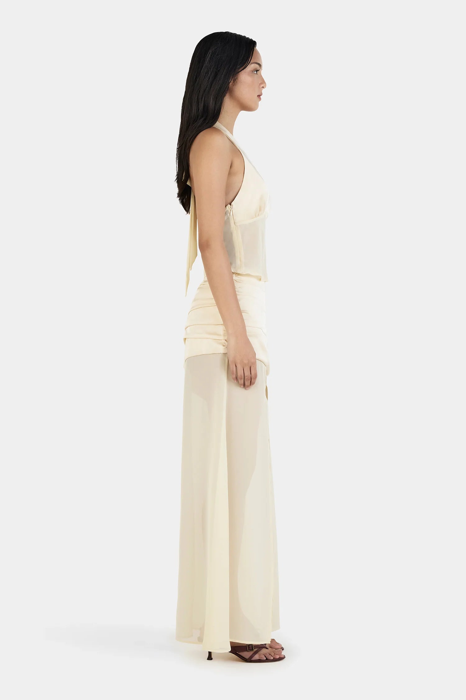 CONSTANCE MAXI SKIRT | BUTTERCREAM
