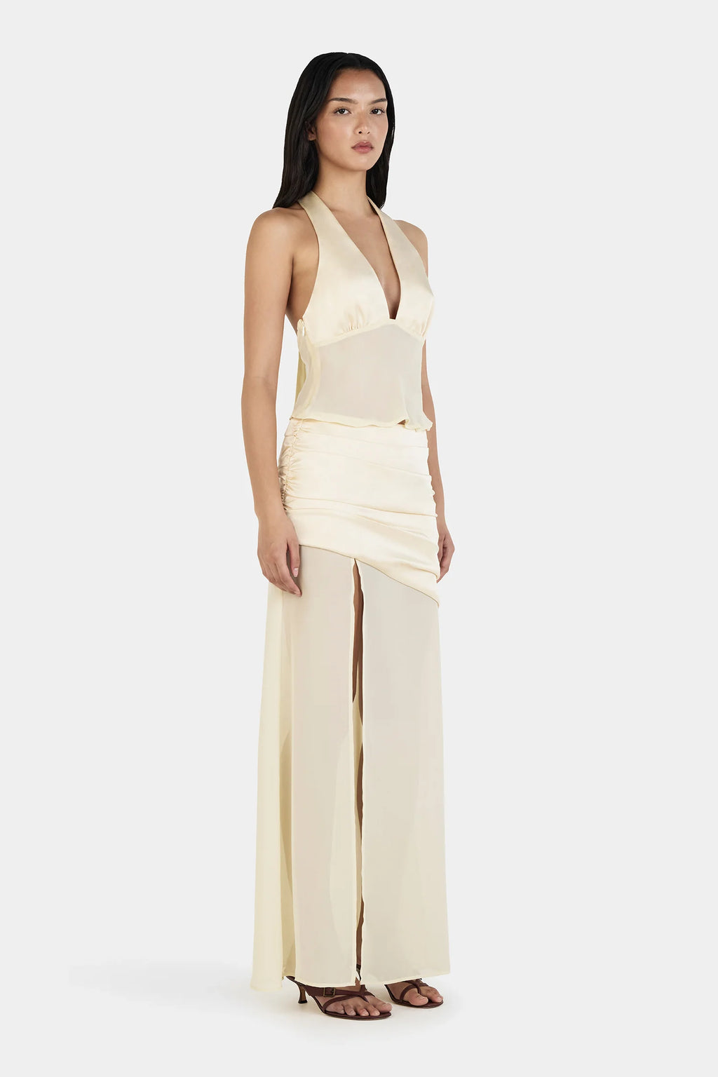 CONSTANCE MAXI SKIRT | BUTTERCREAM