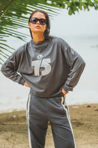 DAYTONA LONG SLEEVE TOP | WASHED BLACK