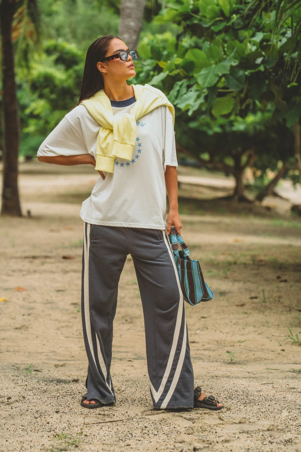 RACES TRACKPANT | WASHED BLACK