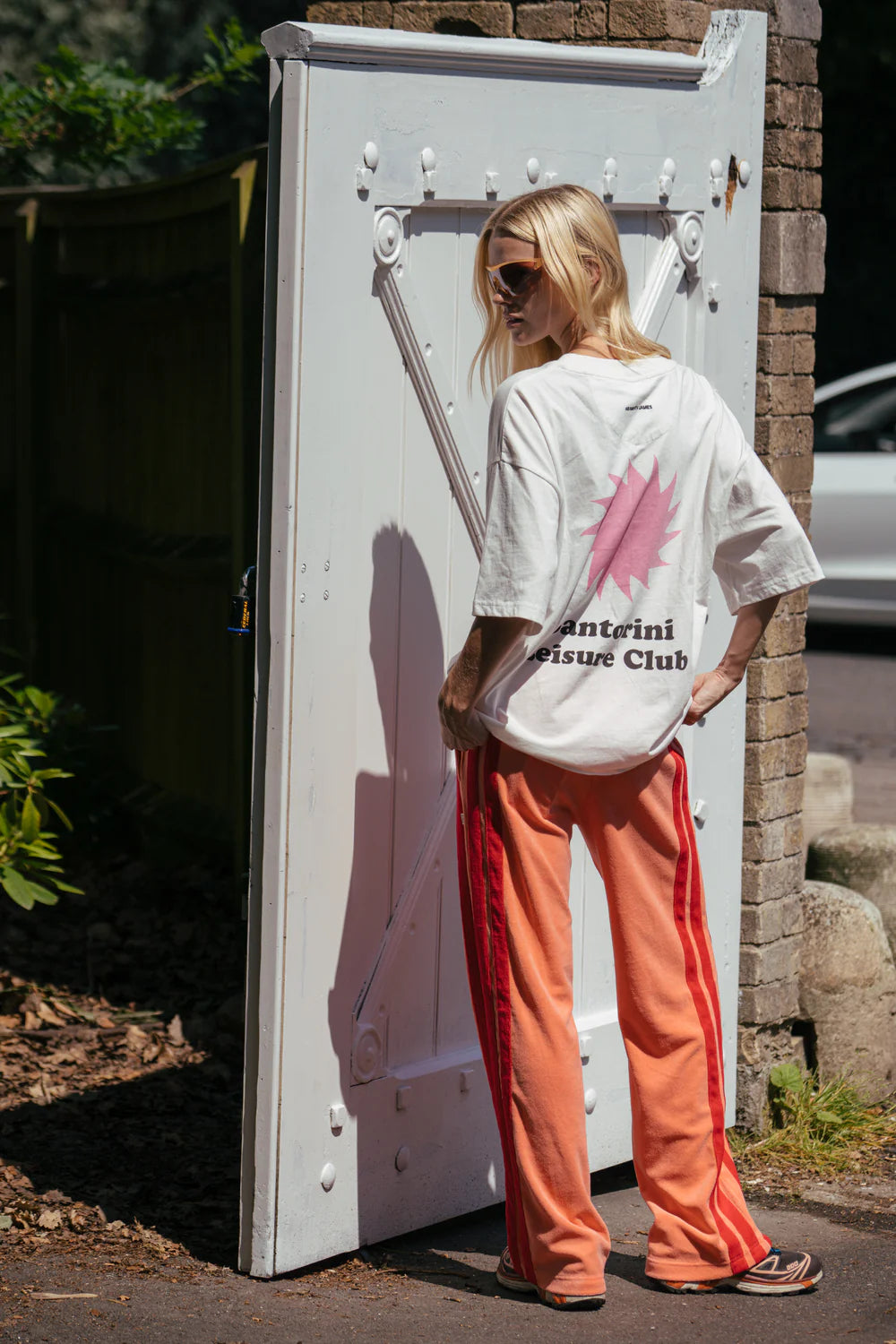 SANTORINI OVERSIZED TEE | WARM WHITE