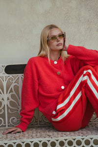 AMIE CARDIGAN | CORAL