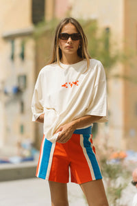 LOBSTER OVERSIED TEE | NATURAL