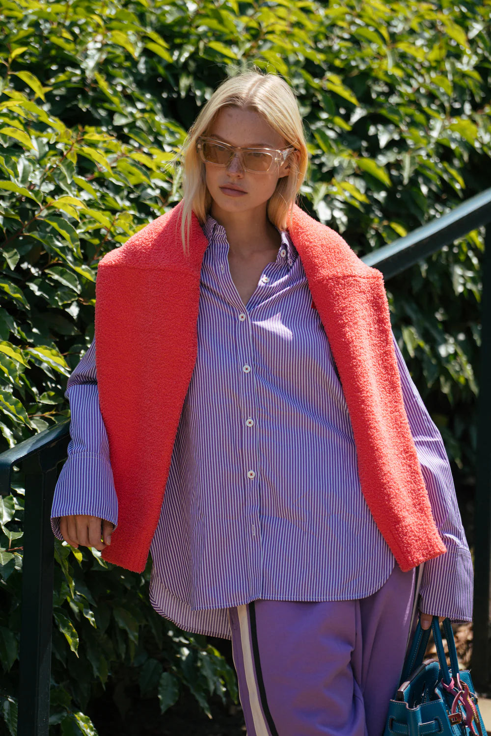 AMIE CARDIGAN | CORAL