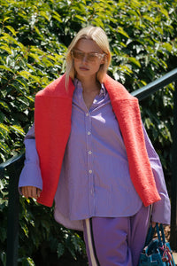 AMIE CARDIGAN | CORAL