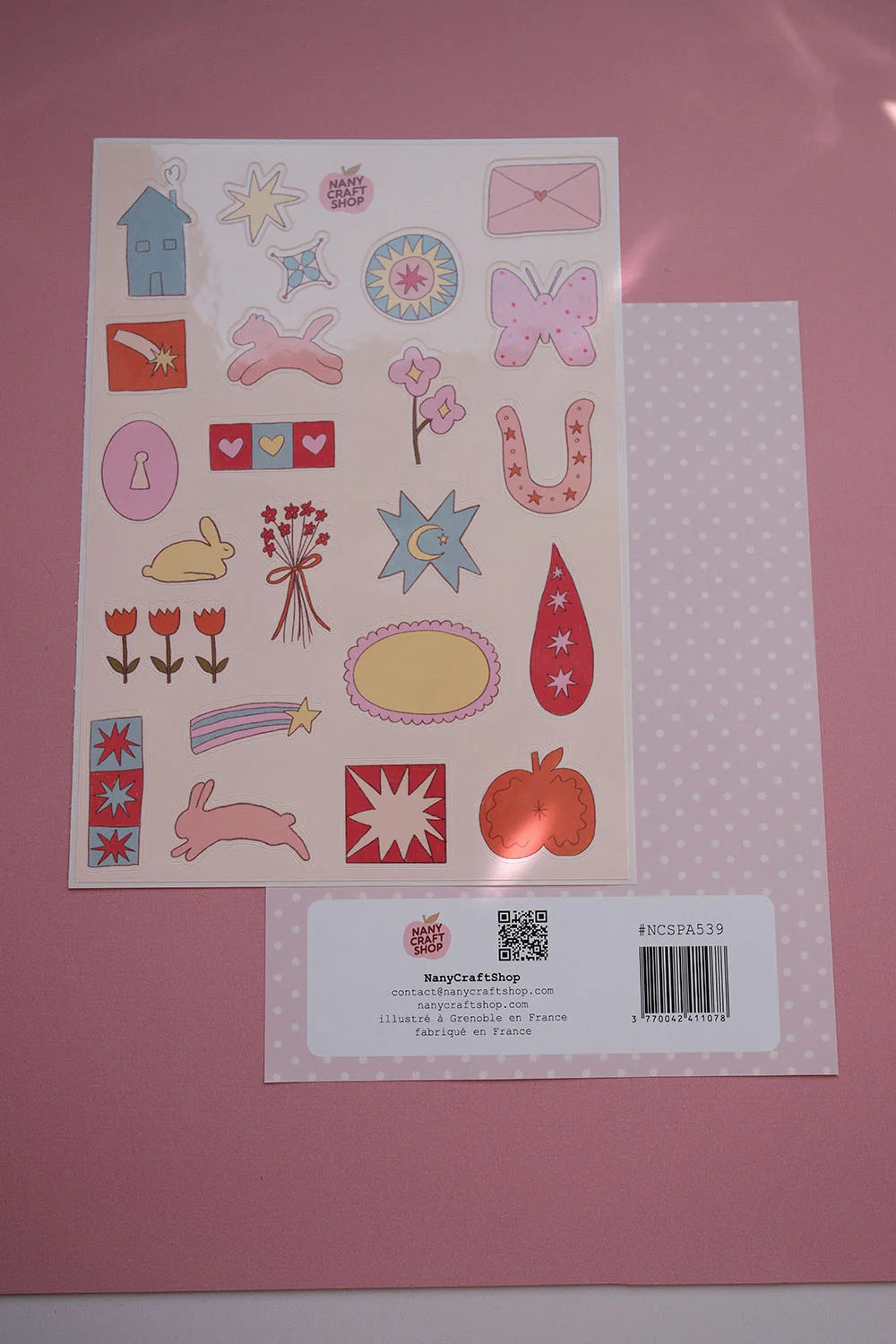 A5 CHANCE STICKER SHEET | NANY CRAFT