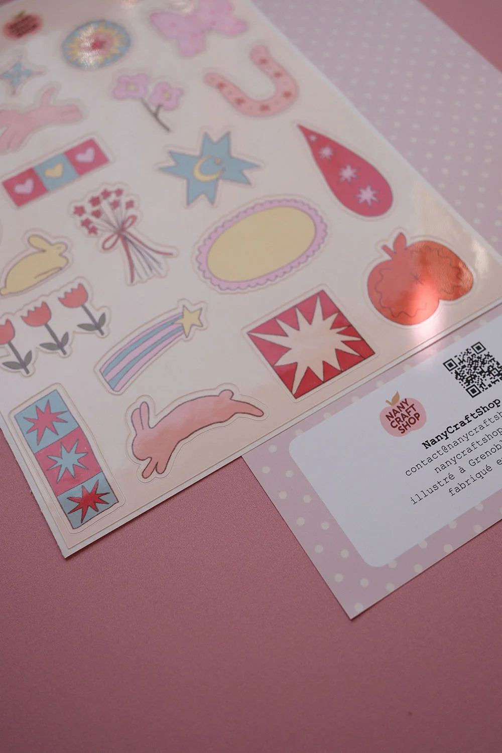 A5 CHANCE STICKER SHEET | NANY CRAFT