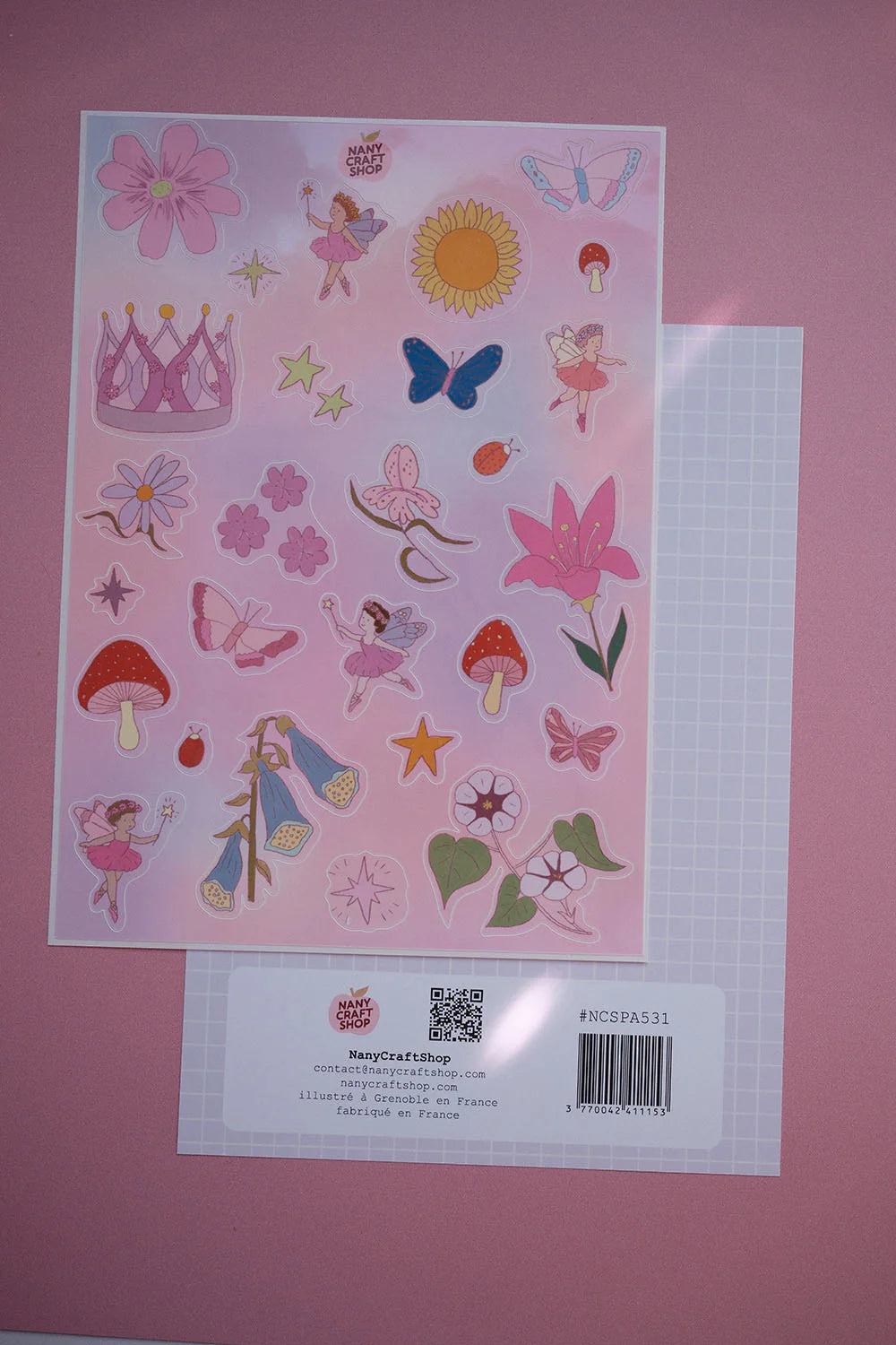 FAIRY STICKER SHEET | NANY CRAFT
