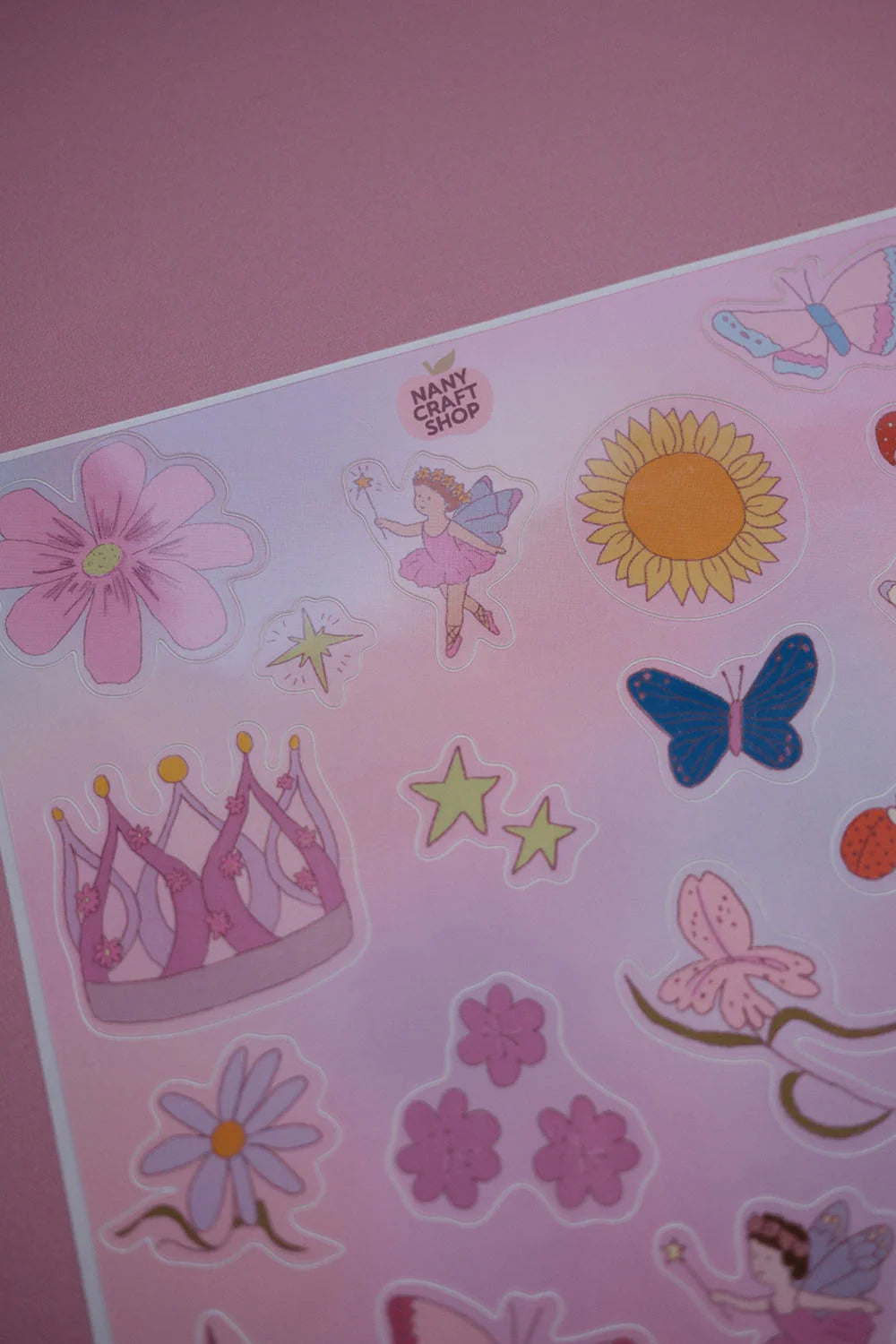 FAIRY STICKER SHEET | NANY CRAFT