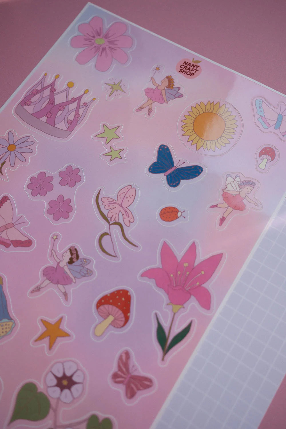 FAIRY STICKER SHEET | NANY CRAFT