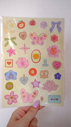Nany Craft A5 Trinket Sticker Sheet