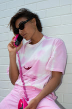 RETRO DOLPHIN TEE | PINK