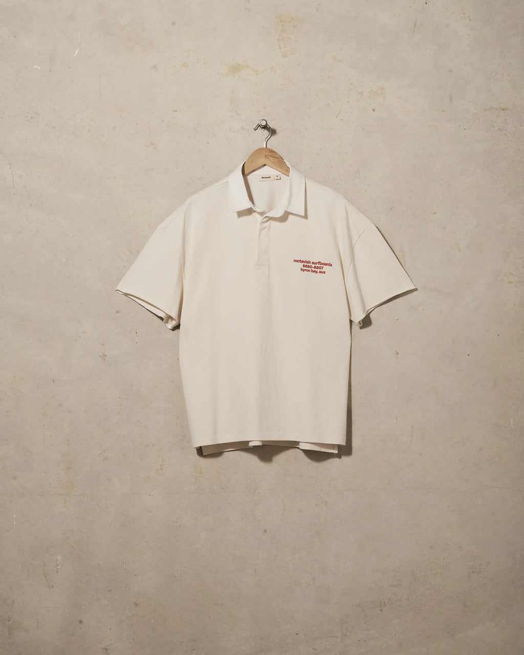 CUTOFF RUGBY POLO | CHALK